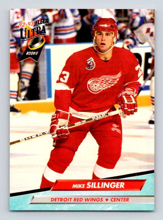 1992-93 Fleer Ultra #290 Mike Sillinger  Detroit Red Wings  Image 1