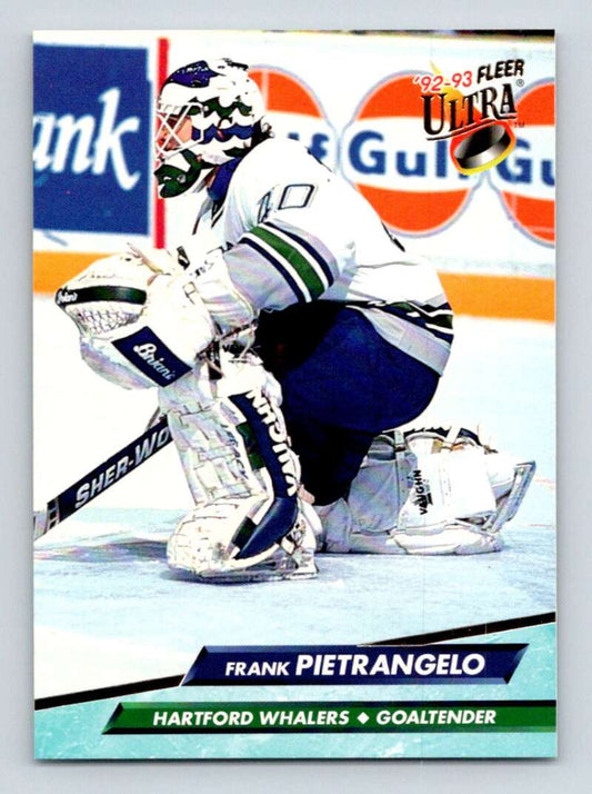 1992-93 Fleer Ultra #303 Frank Pietrangelo  Hartford Whalers  Image 1