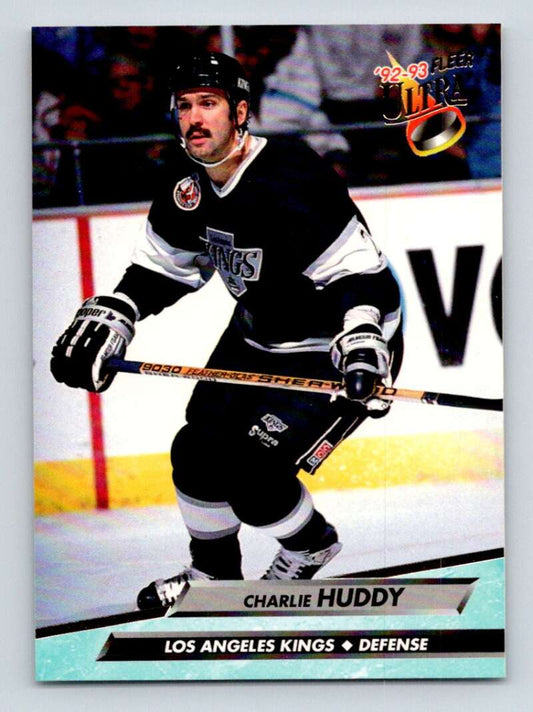 1992-93 Fleer Ultra #308 Charlie Huddy  Los Angeles Kings  Image 1