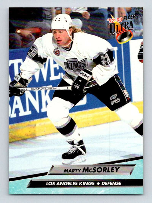 1992-93 Fleer Ultra #310 Marty McSorley  Los Angeles Kings  Image 1