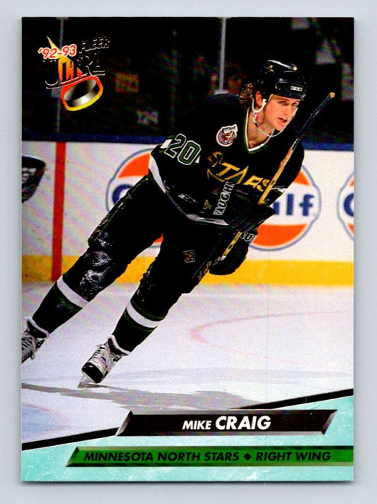 1992-93 Fleer Ultra #317 Mike Craig  Minnesota North Stars  Image 1