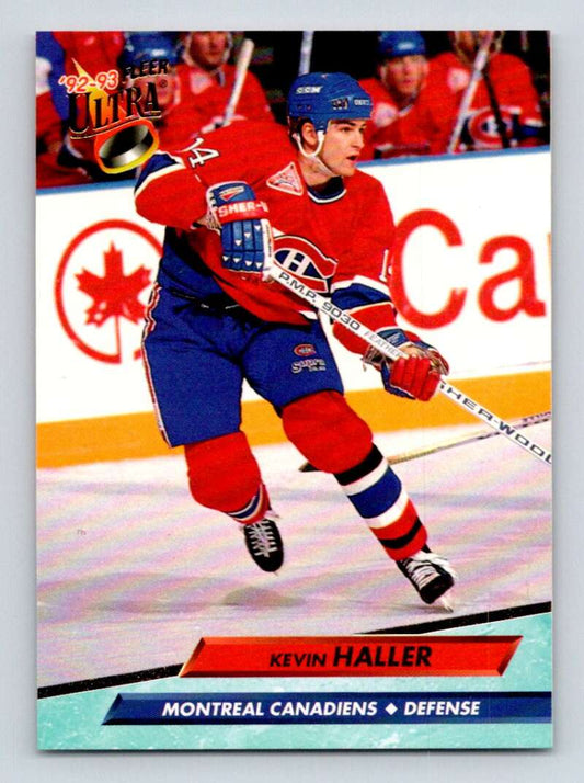 1992-93 Fleer Ultra #327 Kevin Haller  Montreal Canadiens  Image 1