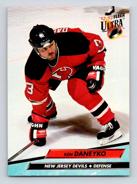 1992-93 Fleer Ultra #335 Ken Daneyko  New Jersey Devils  Image 1