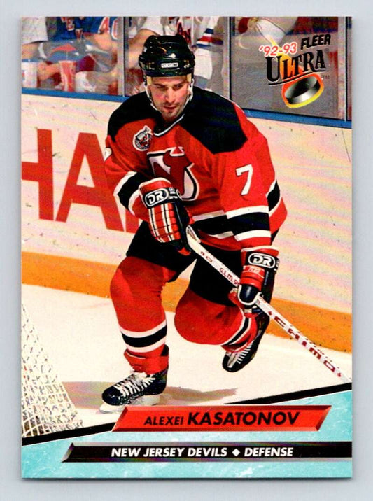 1992-93 Fleer Ultra #340 Alexei Kasatonov  New Jersey Devils  Image 1