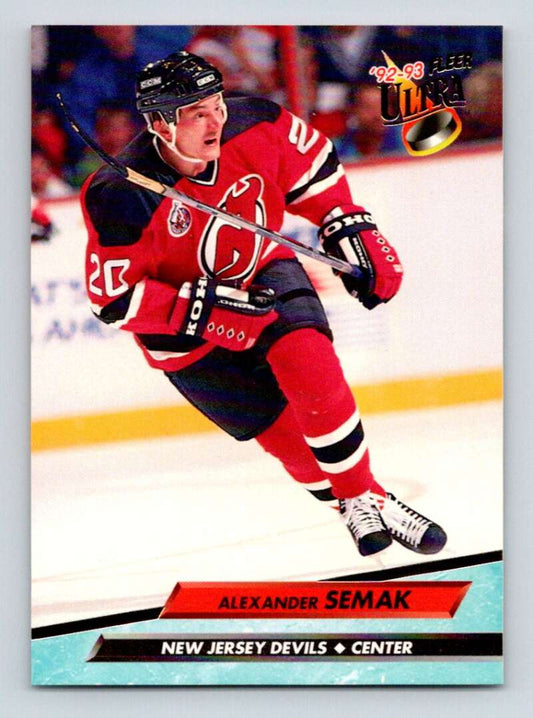 1992-93 Fleer Ultra #341 Alexander Semak  New Jersey Devils  Image 1