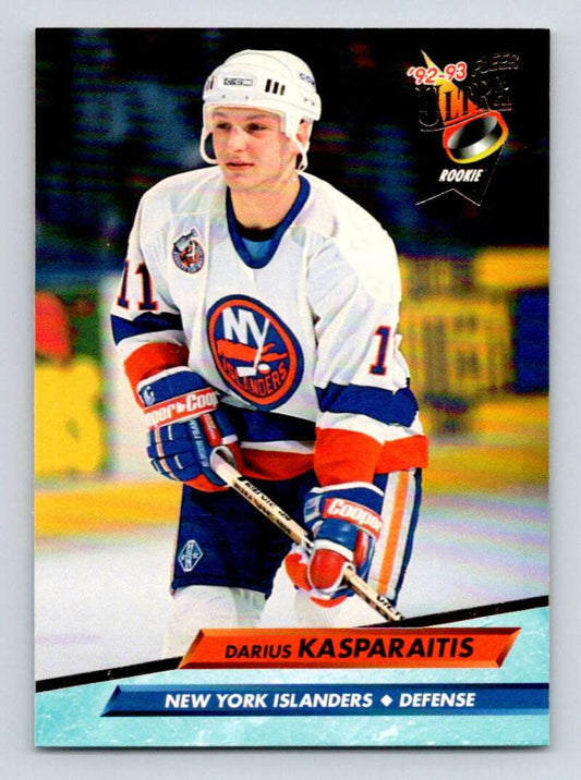 1992-93 Fleer Ultra #344 Darius Kasparaitis  New York Islanders  Image 1