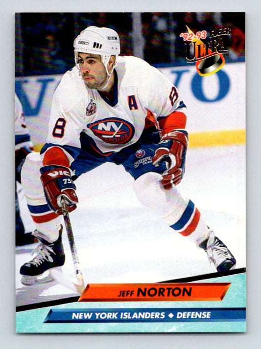 1992-93 Fleer Ultra #349 Jeff Norton  New York Islanders  Image 1