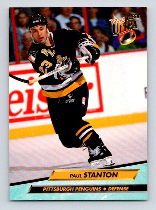 1992-93 Fleer Ultra #381 Paul Stanton  Pittsburgh Penguins  Image 1