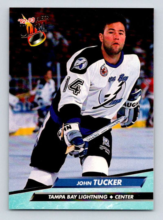 1992-93 Fleer Ultra #414 John Tucker  Tampa Bay Lightning  Image 1