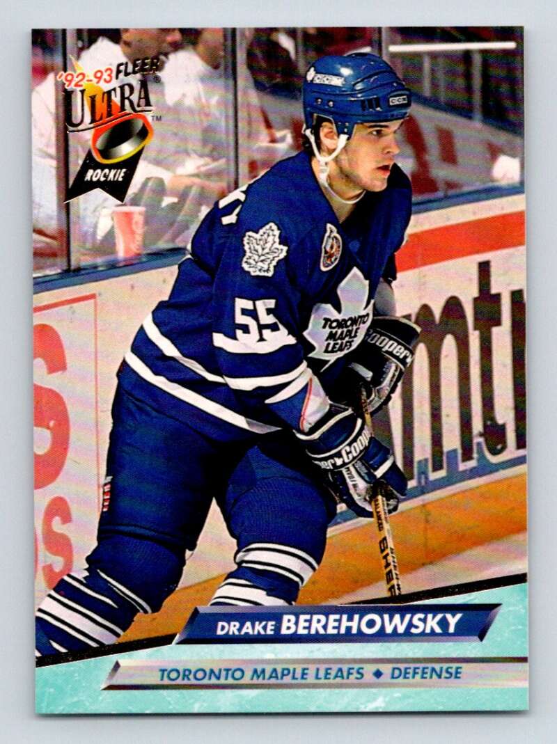 1992-93 Fleer Ultra #417 Drake Berehowsky Image 1