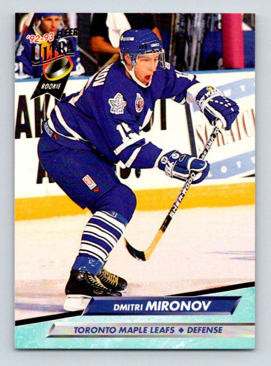1992-93 Fleer Ultra #422 Dmitri Mironov  Toronto Maple Leafs  Image 1