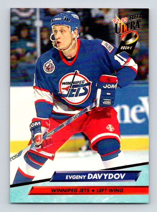 1992-93 Fleer Ultra #441 Evgeny Davydov  Winnipeg Jets  Image 1