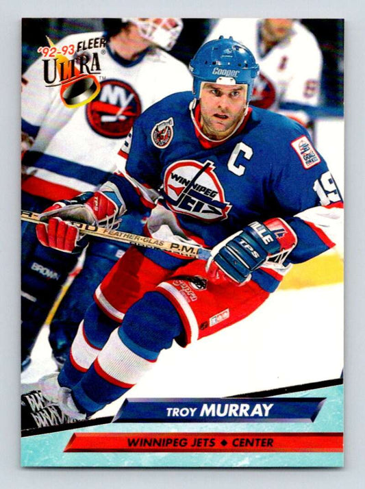 1992-93 Fleer Ultra #443 Troy Murray  Winnipeg Jets  Image 1