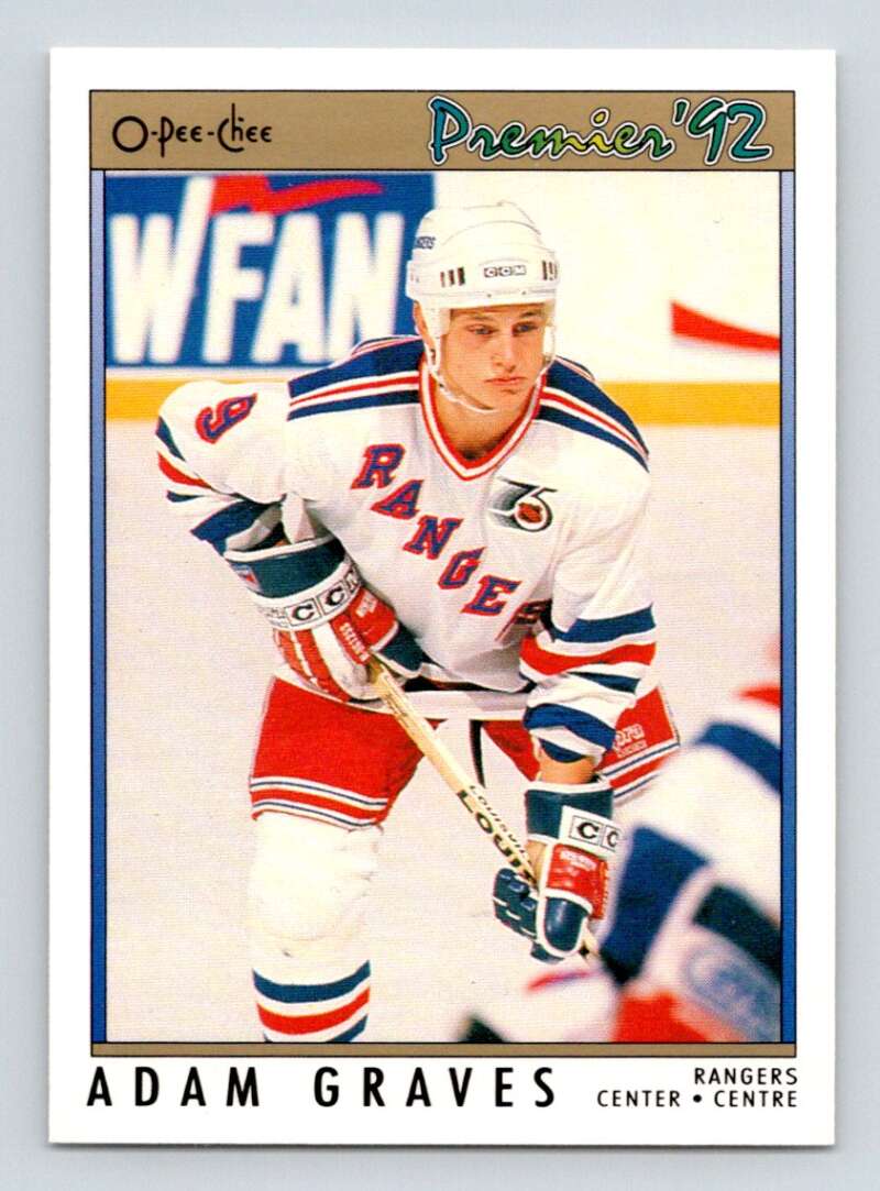 1991-92 OPC Premier #28 Adam Graves Edmonton Oilers Image 1