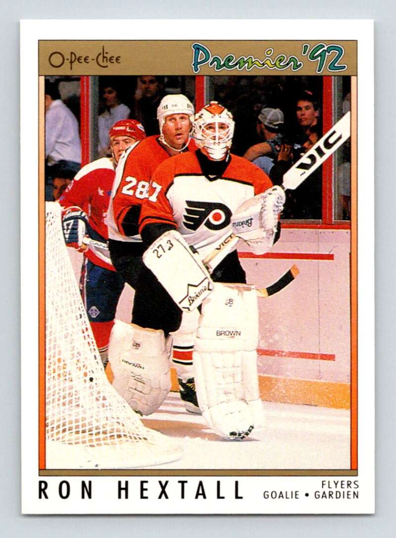 1991-92 OPC Premier #38 Ron Hextall Philadelphia Flyers Image 1
