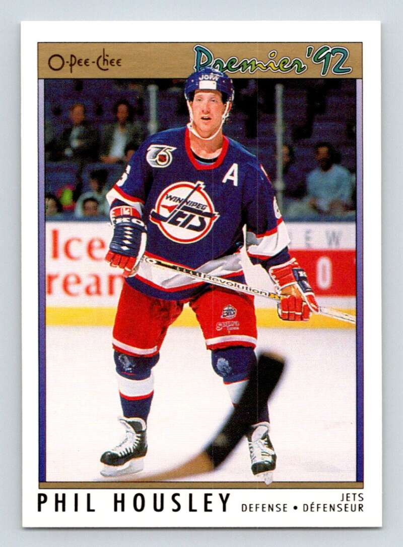 1991-92 OPC Premier #50 Phil Housley Winnipeg Jets Image 1