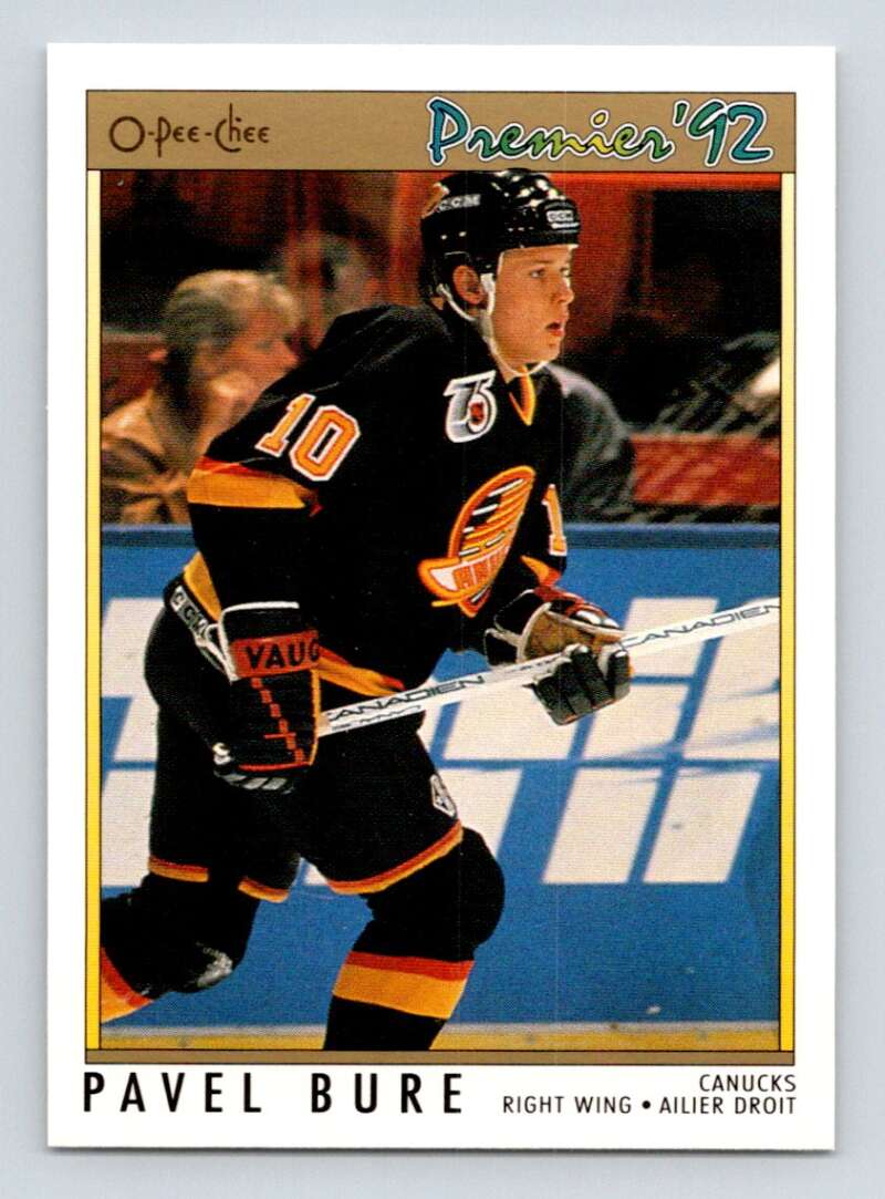 1991-92 OPC Premier #67 Pavel Bure Vancouver Canucks Image 1