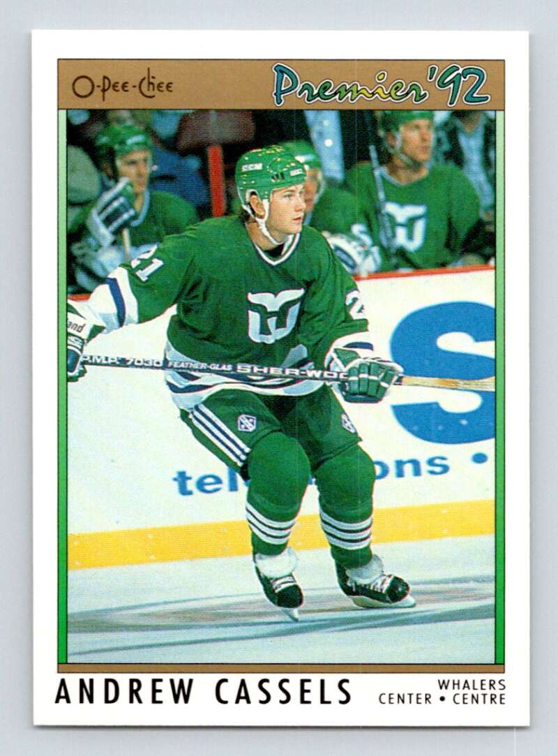 1991-92 OPC Premier #72 Andrew Cassels Montreal Canadiens Image 1