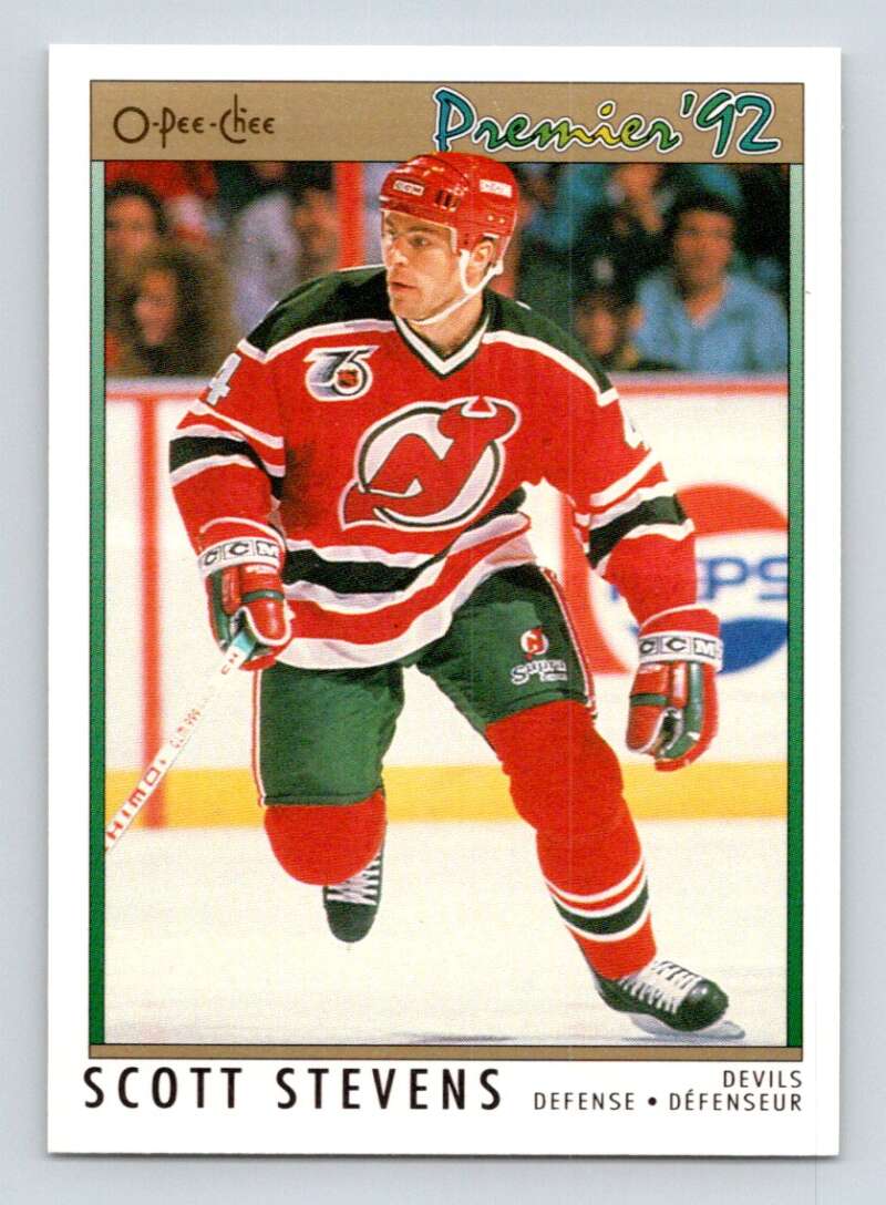 1991-92 OPC Premier #84 Scott Stevens New Jersey Devils Image 1