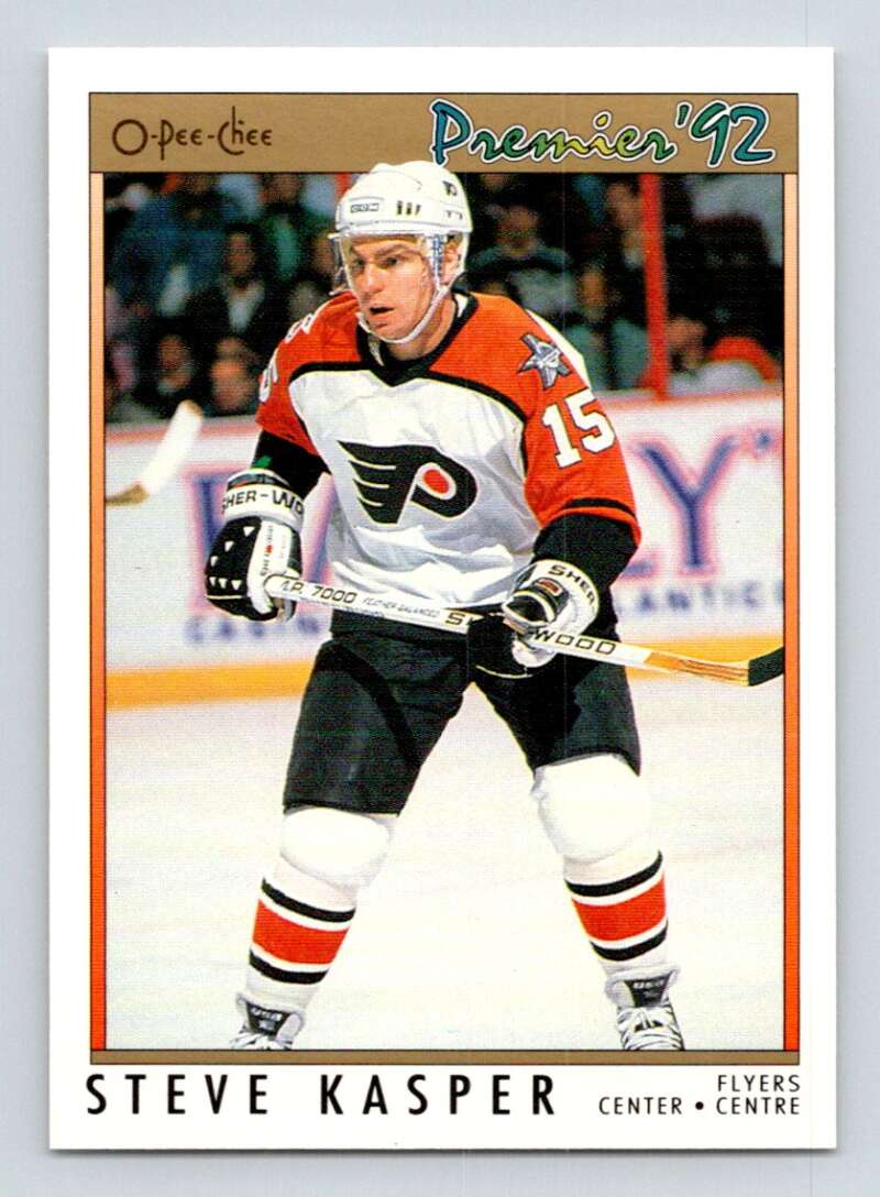 1991-92 OPC Premier #85 Steve Kasper Philadelphia Flyers Image 1