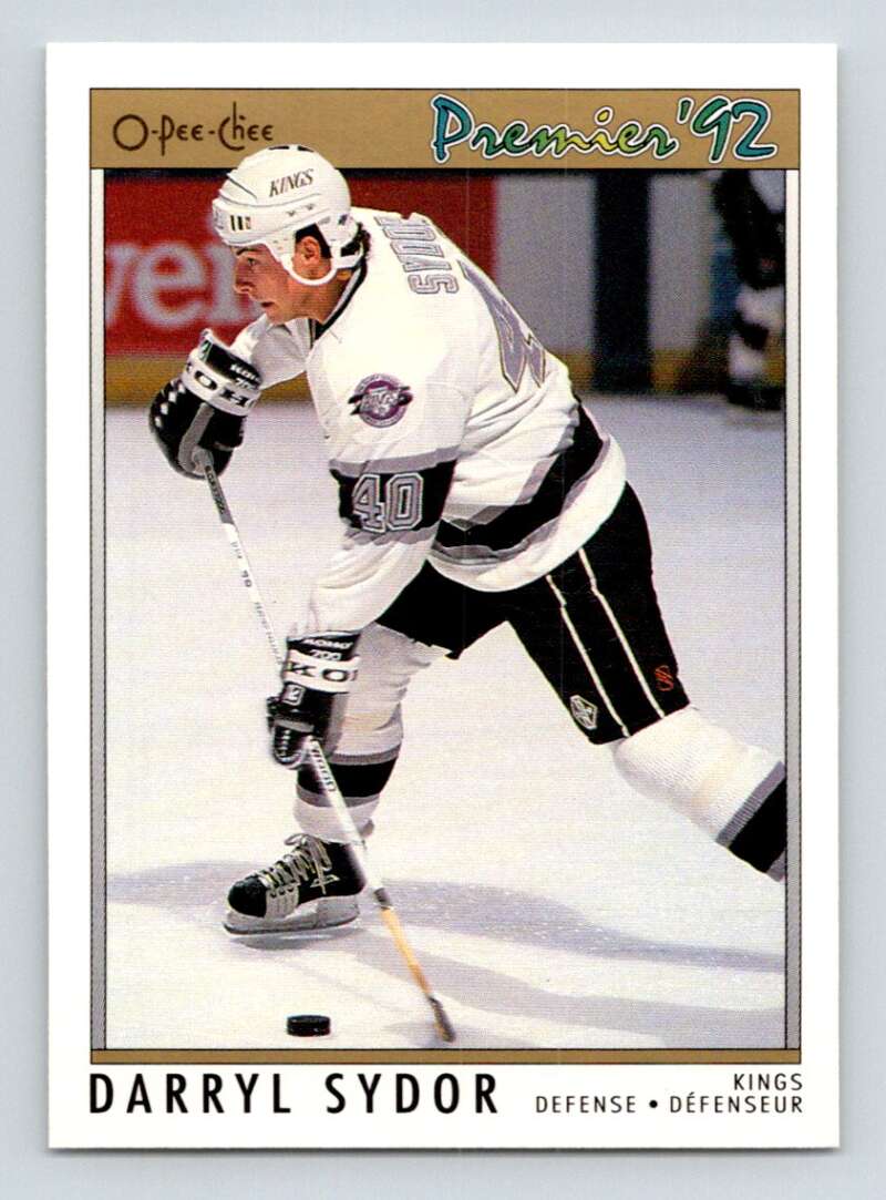 1991-92 OPC Premier #90 Darryl Sydor Los Angeles Kings Image 1