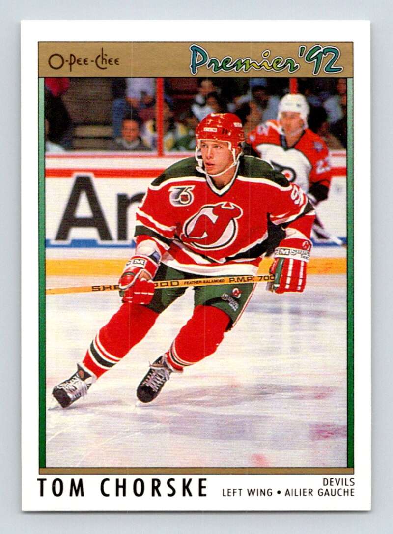 1991-92 OPC Premier #91 Tom Chorske Montreal Canadiens Image 1