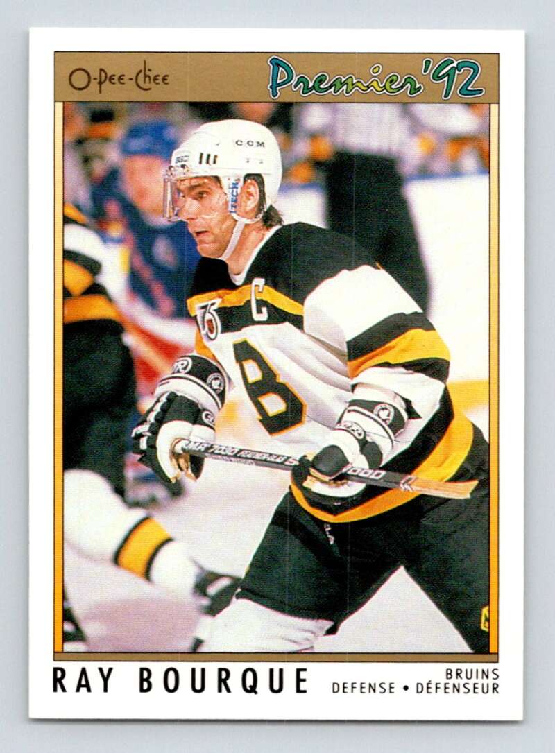 1991-92 OPC Premier #119 Ray Bourque Boston Bruins Image 1