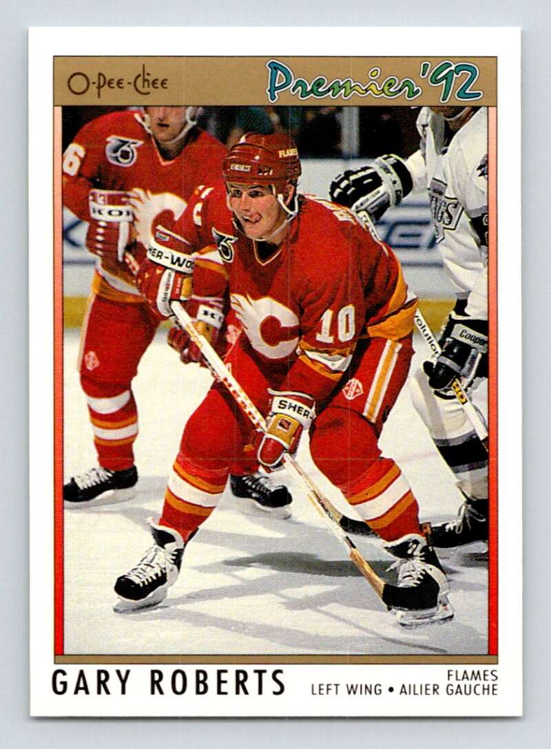 1991-92 OPC Premier #126 Gary Roberts Calgary Flames Image 1