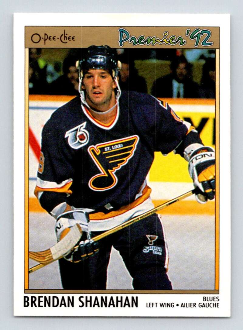 1991-92 OPC Premier #130 Brendan Shanahan St. Louis Blues Image 1