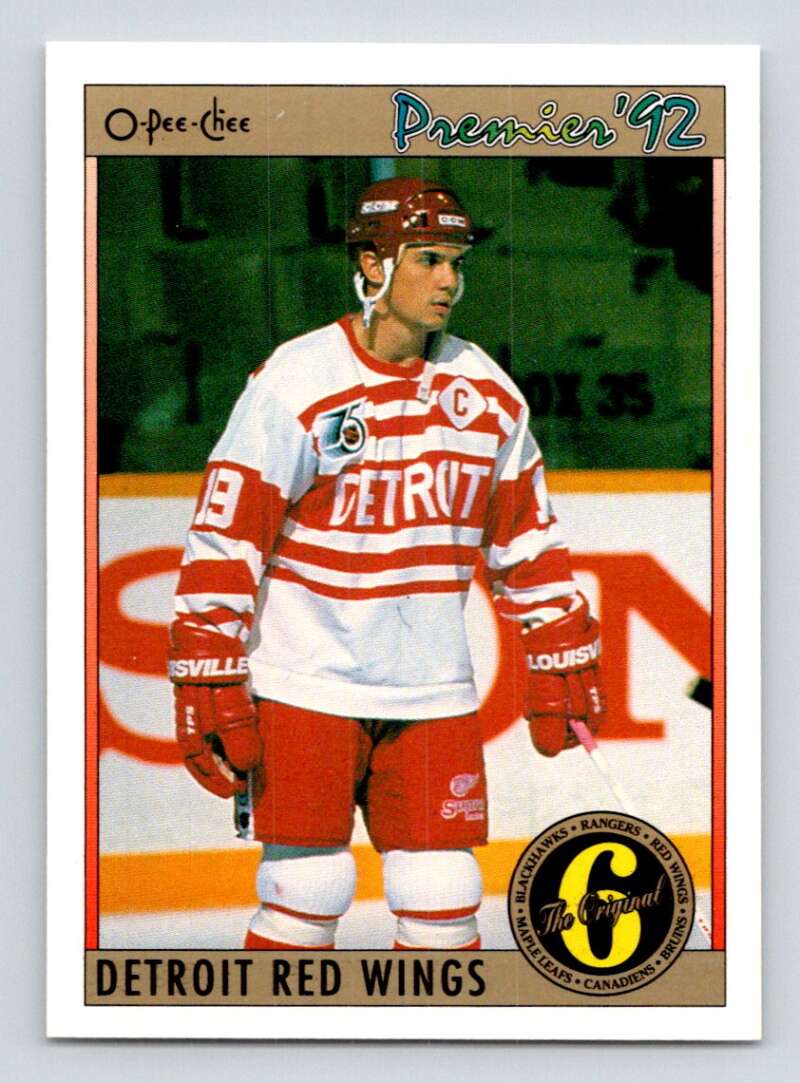 1991-92 OPC Premier #142 Steve Yzerman Detroit Red Wings Image 1