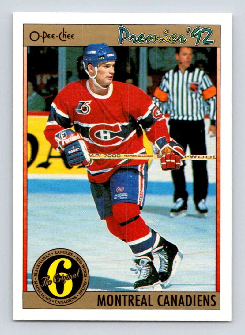 1991-92 OPC Premier #145 Kirk Muller Montreal Canadiens Image 1