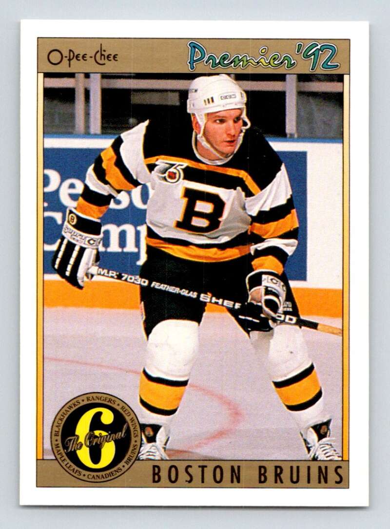 1991-92 OPC Premier #154 Ken Hodge Jr. Boston Bruins Image 1