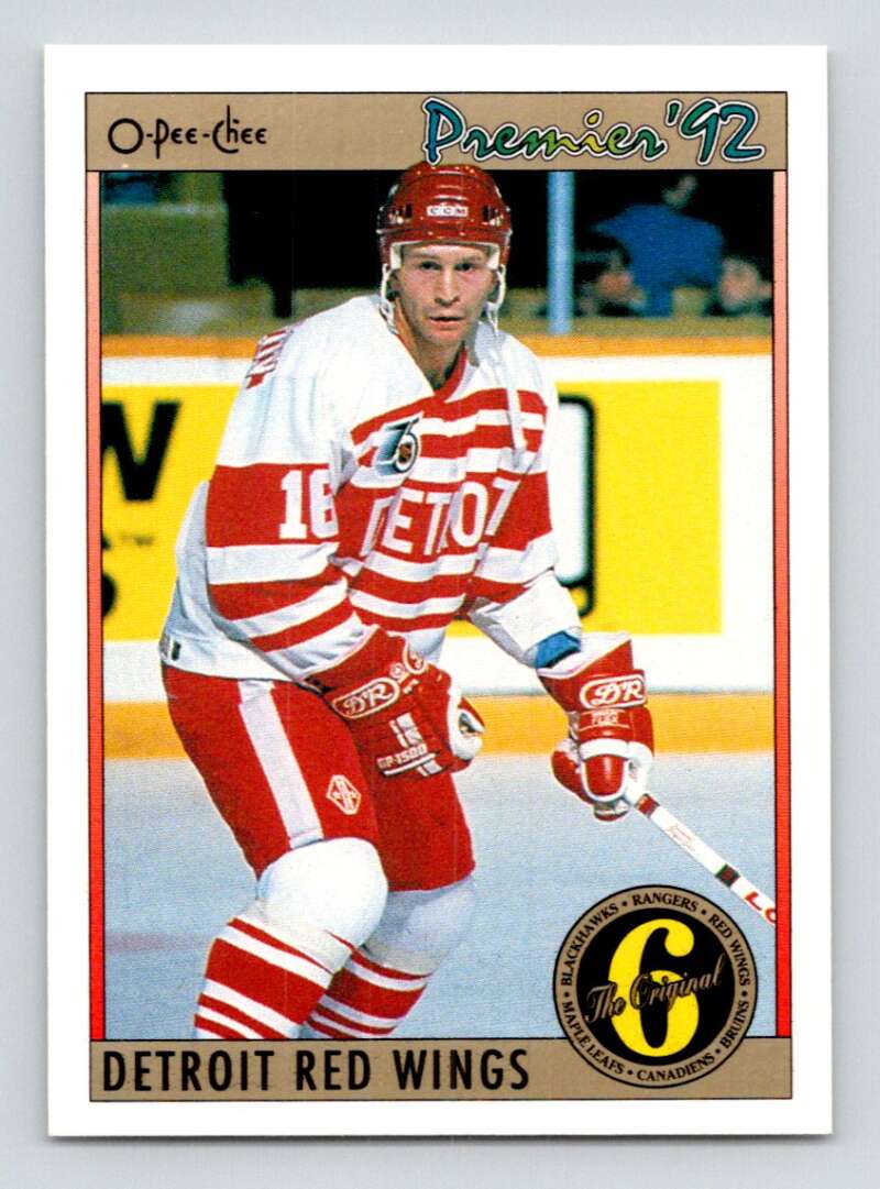 1991-92 OPC Premier #155 Vladimir Konstantinov Detroit Red Wings Image 1