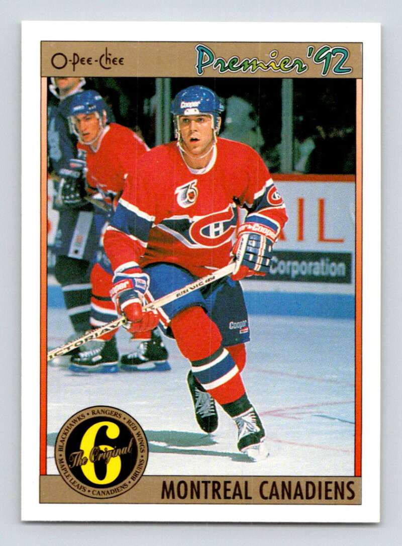 1991-92 OPC Premier #157 Eric Desjardins Montreal Canadiens Image 1