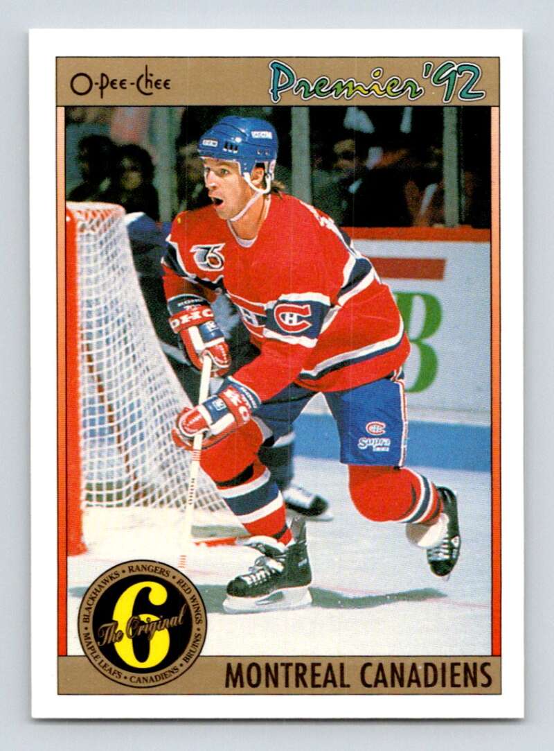 1991-92 OPC Premier #168 Petr Svoboda Montreal Canadiens Image 1