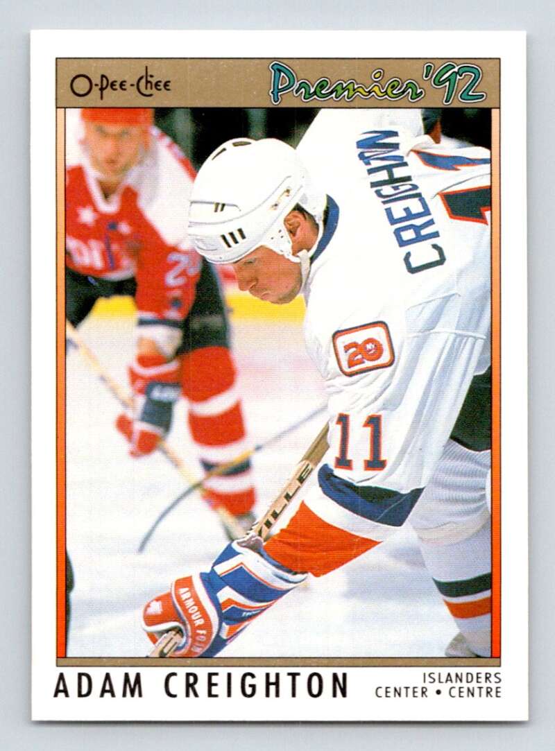 1991-92 OPC Premier #171 Adam Creighton New York Islanders Image 1