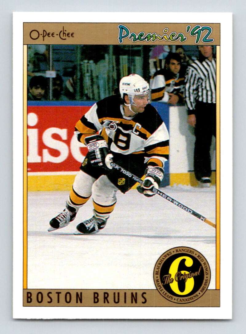 1991-92 OPC Premier #192 Ray Bourque Boston Bruins Image 1