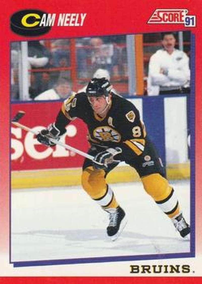 1991-92 Score Canadian Bilingual #6 Cam Neely Boston Bruins Image 1
