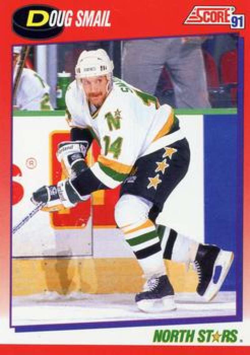 1991-92 Score Canadian Bilingual #12 Doug Smail Minnesota North Stars Image 1
