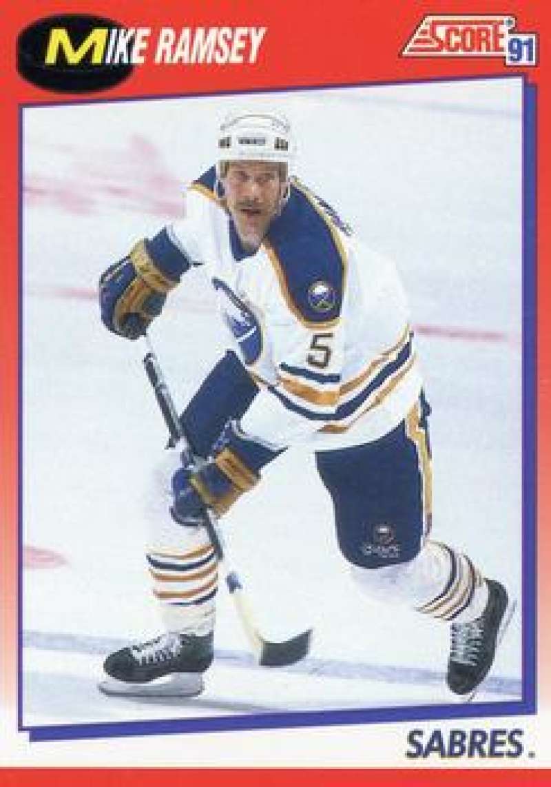 1991-92 Score Canadian Bilingual #61 Mike Ramsey Buffalo Sabres Image 1