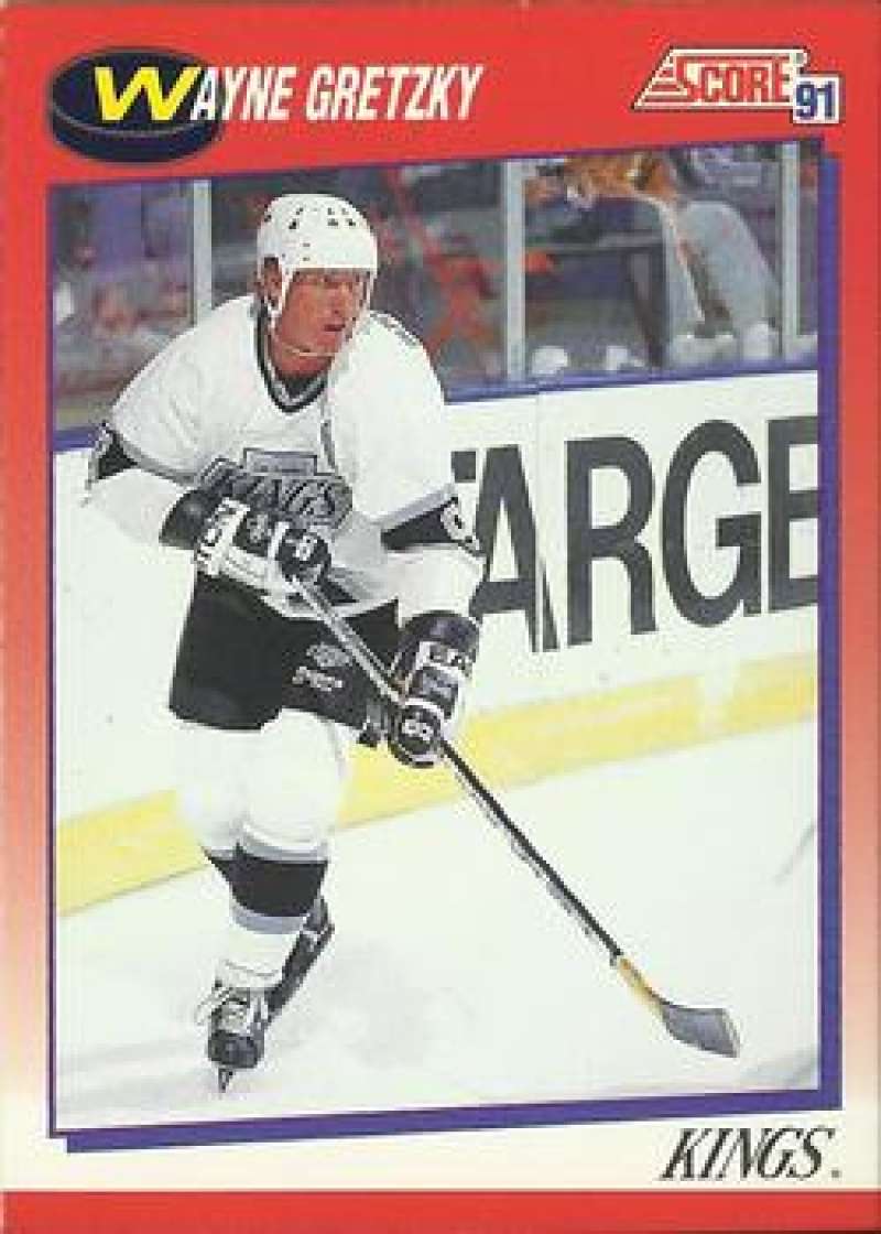 1991-92 Score Canadian Bilingual #100 Wayne Gretzky Los Angeles Kings Image 1