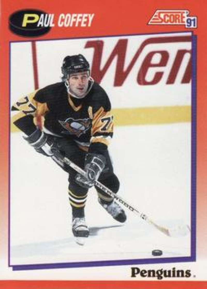 1991-92 Score Canadian Bilingual #115 Paul Coffey Pittsburgh Penguins Image 1