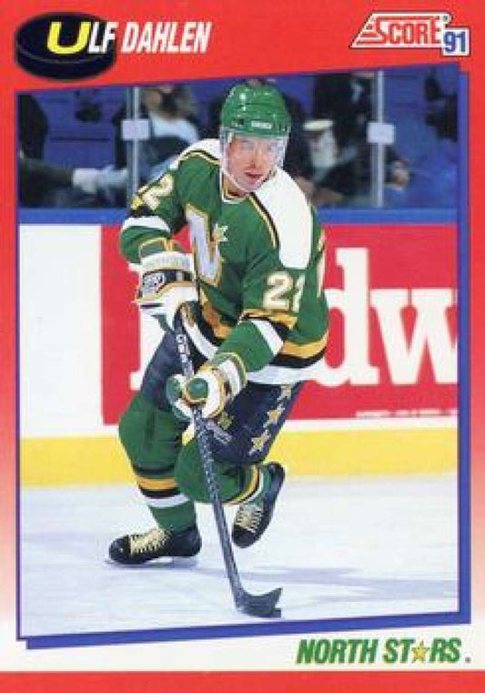 1991-92 Score Canadian Bilingual #164 Ulf Dahlen  Minnesota North Stars  Image 1