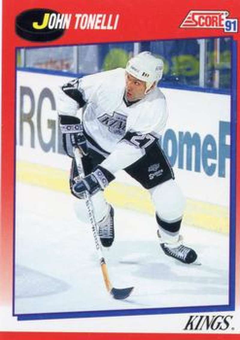 1991-92 Score Canadian Bilingual #172 John Tonelli Los Angeles Kings Image 1