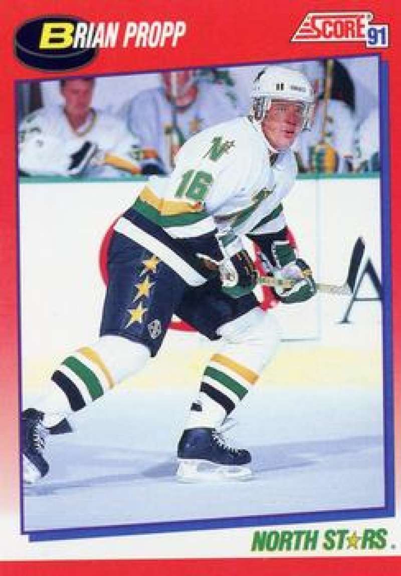 1991-92 Score Canadian Bilingual #223 Brian Propp Minnesota North Stars Image 1