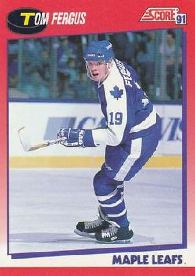 1991-92 Score Canadian Bilingual #234 Tom Fergus Toronto Maple Leafs Image 1