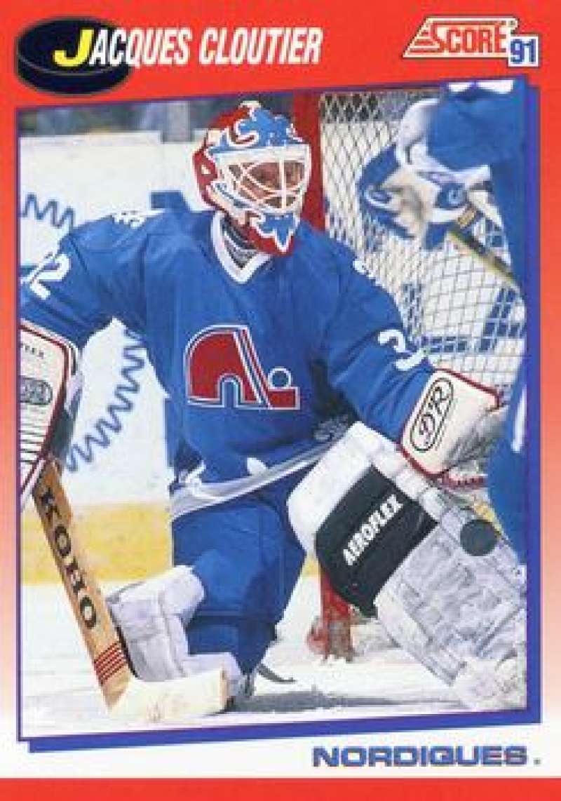 1991-92 Score Canadian Bilingual #236 Jacques Cloutier Quebec Nordiques Image 1