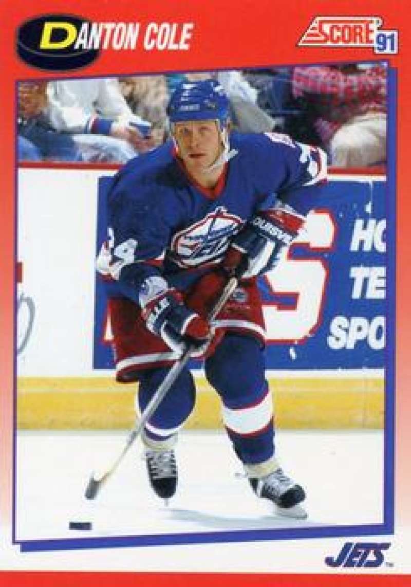 1991-92 Score Canadian Bilingual #240 Danton Cole Winnipeg Jets Image 1