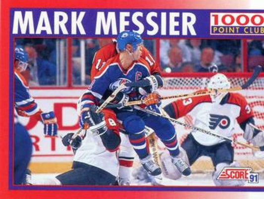 1991-92 Score Canadian Bilingual #263 Mark Messier   Image 1