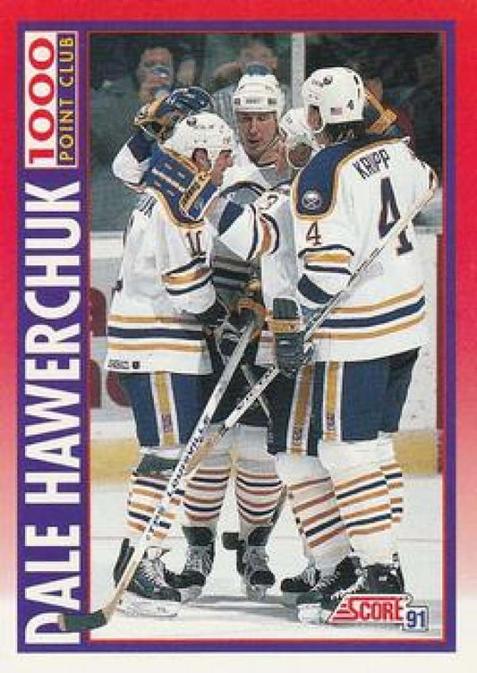 1991-92 Score Canadian Bilingual #266 Dale Hawerchuk   Image 1